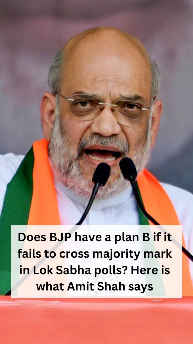 Does BJP have a plan B if it fails to cross majority mark in Lok Sabha polls? Here is what Amit Shah says