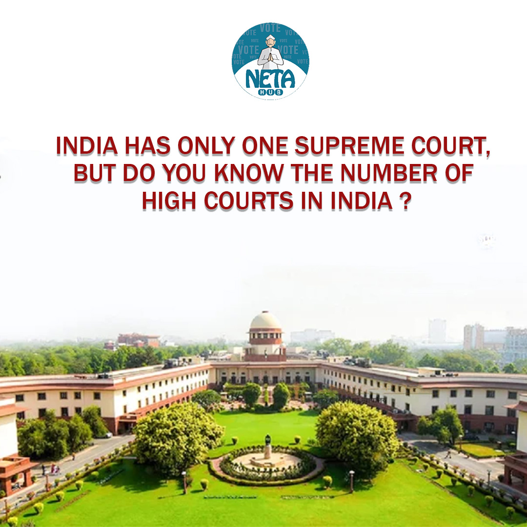 India Has Only One Supreme Court, But Do You Know the Number of High Courts in India ?