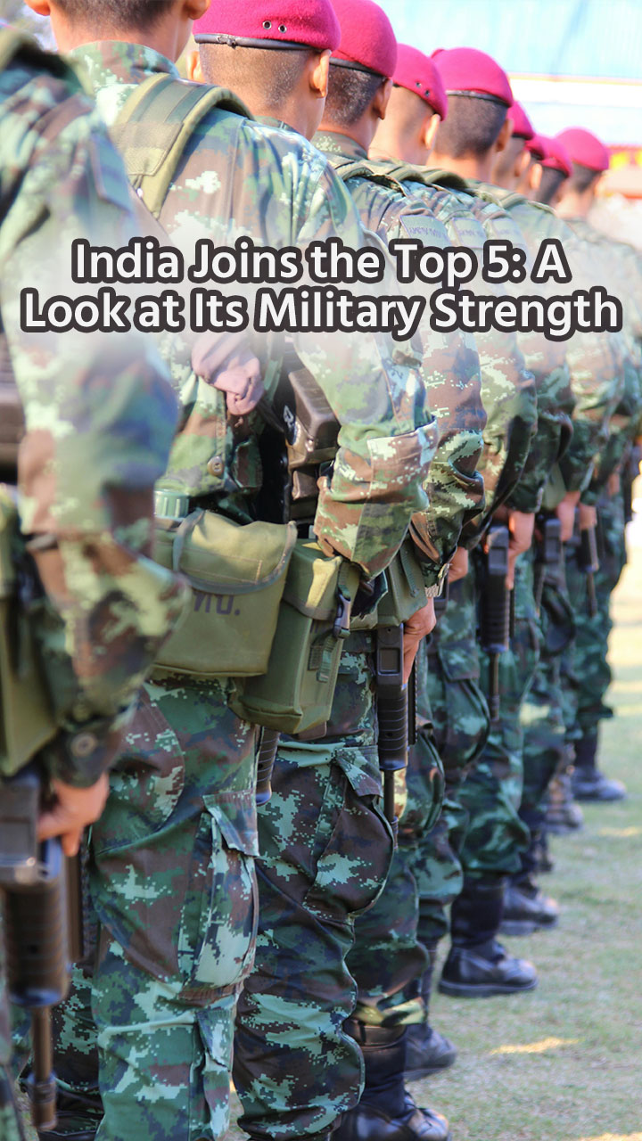 India Joins the Top 5: A Look at Its Military Strength