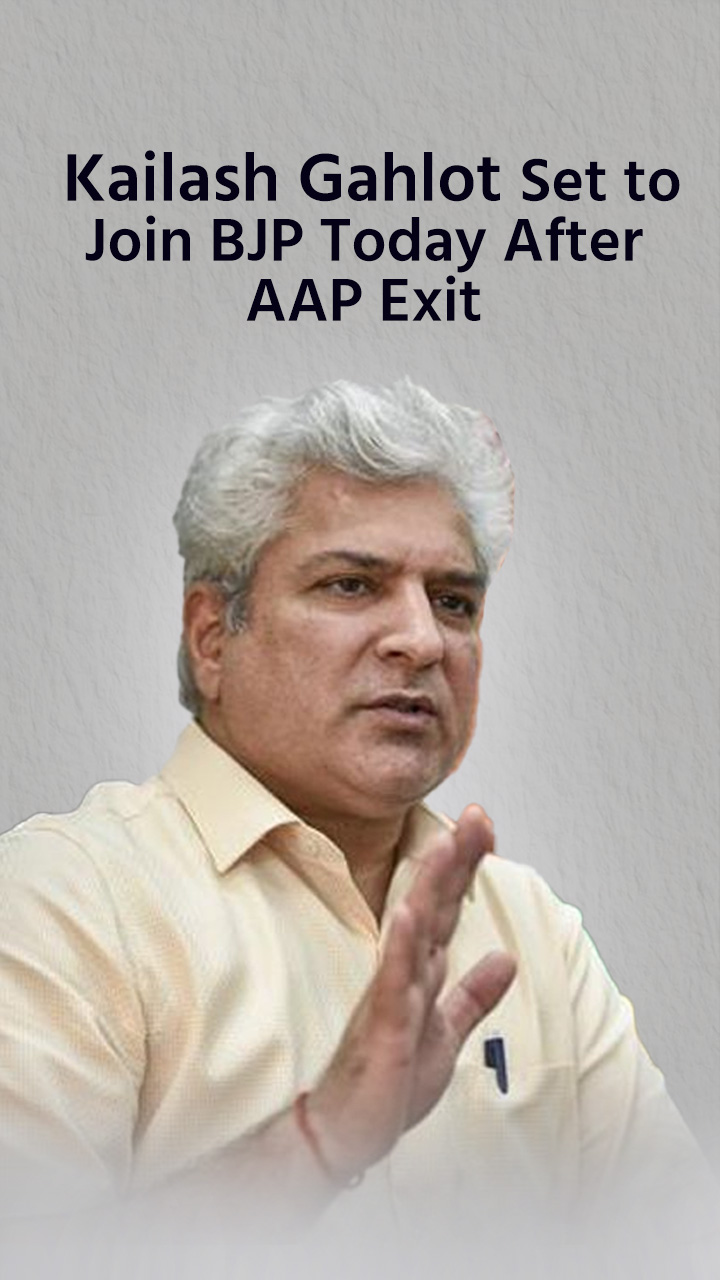  Kailash Gahlot Set to Join BJP Today After AAP Exit