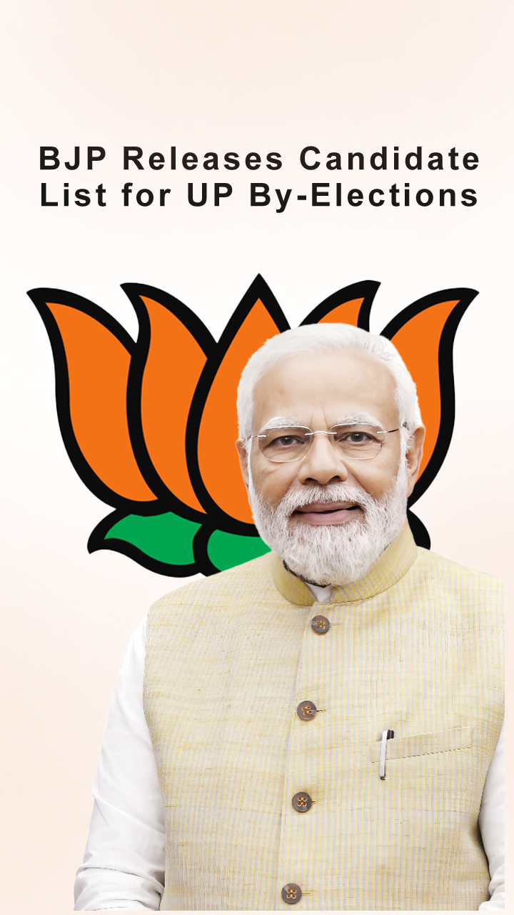 BJP Releases Candidate List for UP By-Elections