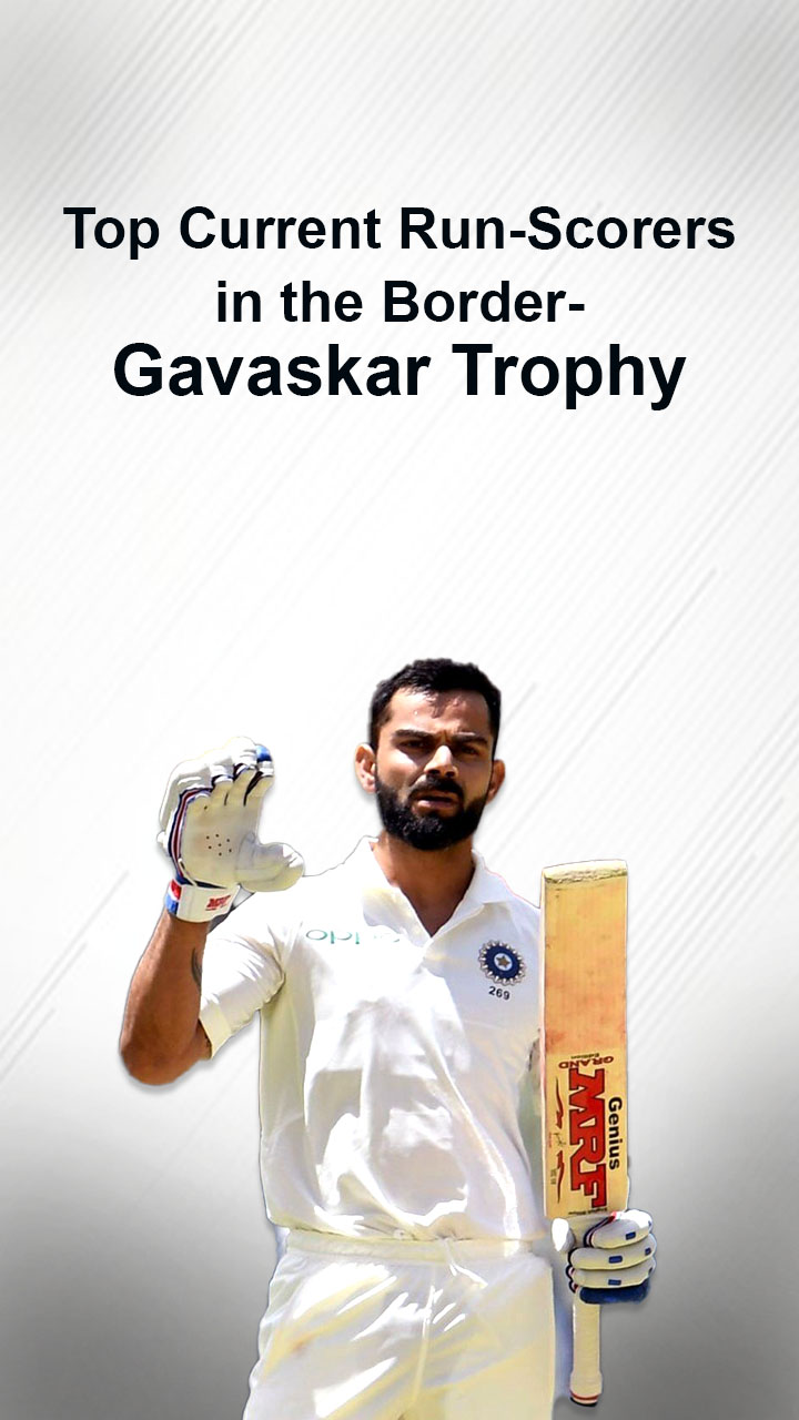 Top Current Run-Scorers in the Border-Gavaskar Trophy