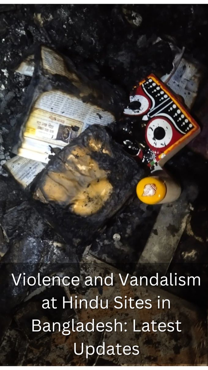 Violence and Vandalism at Hindu Sites in Bangladesh: Latest Updates