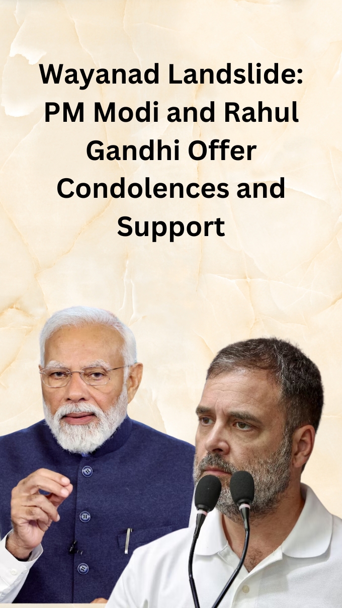 Wayanad Landslide: PM Modi and Rahul Gandhi Offer Condolences and Support